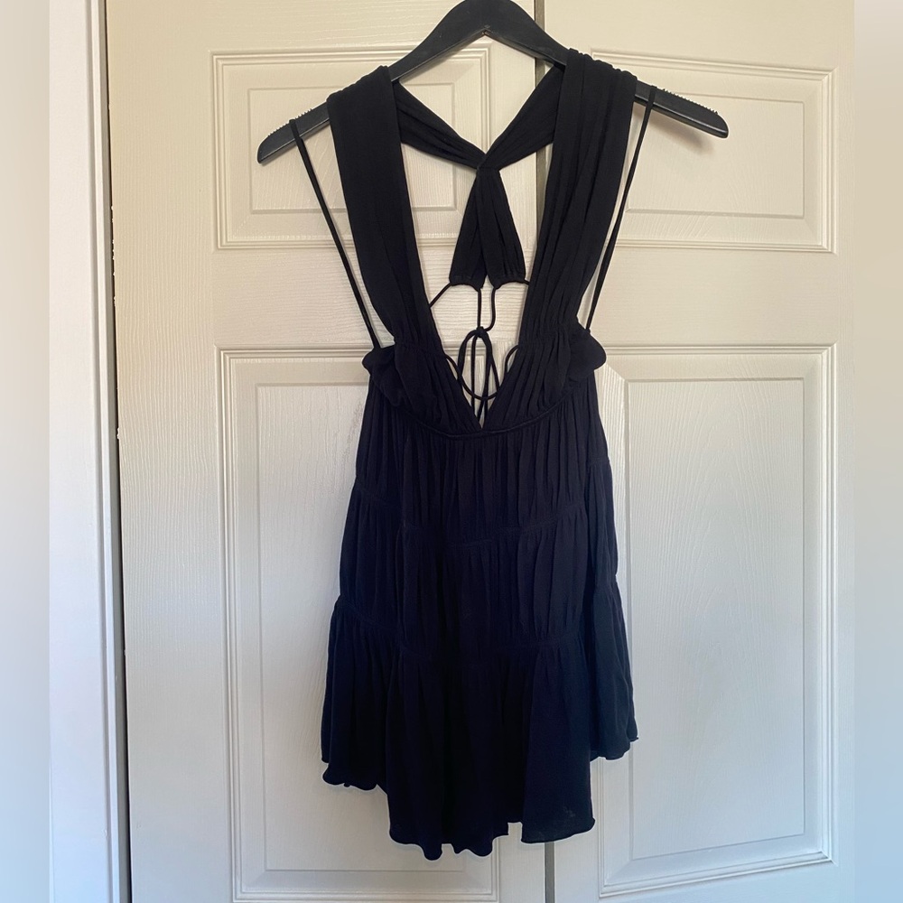 Indah Black Mini Dress